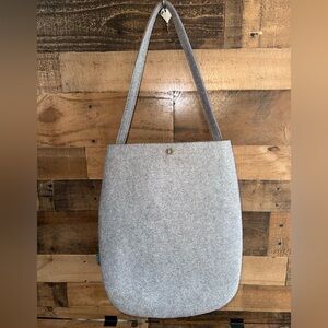 M.R.K.T  work/shoulder bag Mad Rabbit Kicking Tiger felt bag leather strap